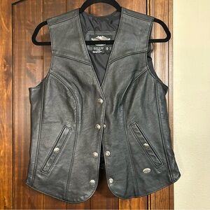 Harley-Davidson | Black Leather Vest